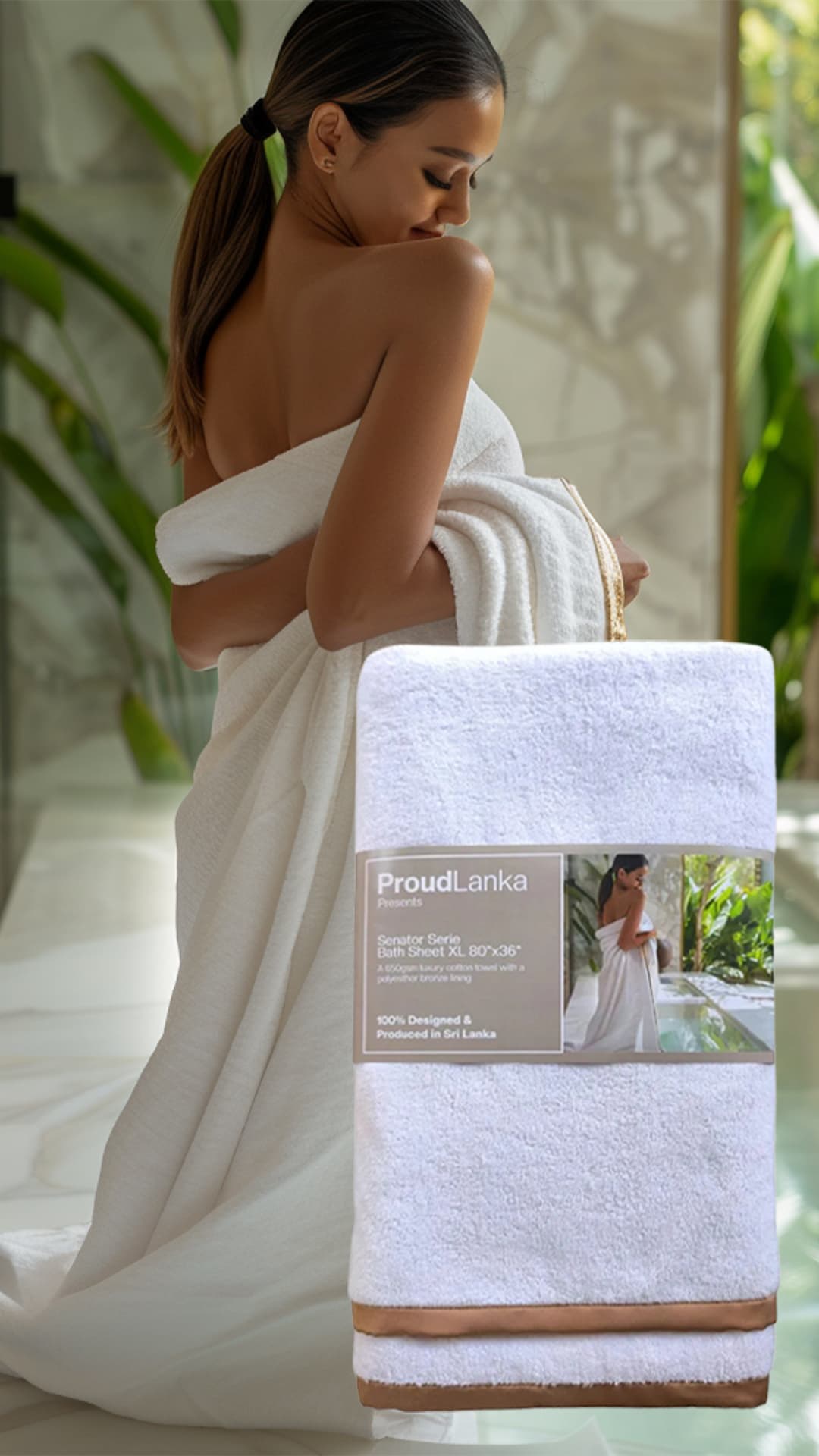 Senator Series - Bath Sheet XL 80"x36" - White