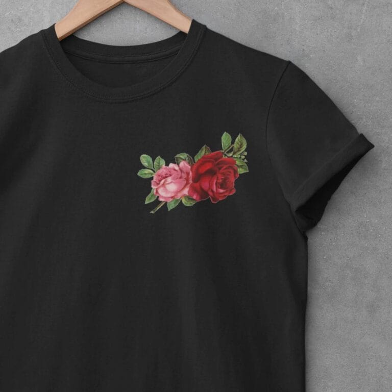 Home 41 rose t shirt black